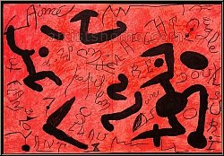 Joan Miro: Homage Maeght - Large original lithograph, 1982