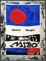 Joan Miro: Maeght 1953 'Oeuvres rcentes' Original Lithograph | Genuine Mourlot Posters | Original Prints