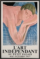 Henri Matisse: Vintage Poster 'Le Rve' L'art indpendant 1937, Petit Palais - Mourlot Posters | Lithographs
