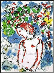 Marc Chagall: Day in Spring 'Jour de Printemps' Springtime 1972 - Original Lithographs | Genuine Prints