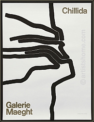 Eduardo Chillida: Galerie Maeght 1964, Original Lithograph (van der Koelen 64002) Exhibition Poster - Posters