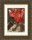 Marc Chagall: Sarah and the Angels, Original Lithograph Verve Bible 1960 - Abraham, Mother | Graphic work
