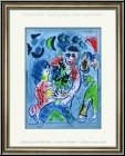 Marc Chagall: Floral Tribute (Frontispiece), Original Lithograph 1969, Bouquet of Flowers - Rare Prints