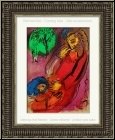 Marc Chagall: David and Absalom, The Bible 1956, Original Lithograph