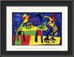 Joan Miro: Dog Barking at the Moon - Le chien aboyant  la lune, 1952 | Genuine Limited edition lithographs