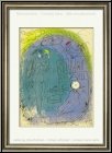 Marc Chagall: Lithograph Mother and Child in front of Notre-Dame