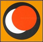 Genevive Claisse: Silkscreen Print Circles on Yellow, OpArt 