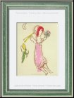 Marc Chagall: Daphnis and Chloe, 1960, Original Lithograph featuring a love scene from the Greek novel