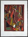 Andr Lanskoy: Lithograph, 1967, Signed Artist's Proof on Laid Paper