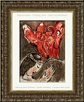 Marc Chagall: Sarah and the Angels, Original Lithograph Verve Illustrations for the Bible 1960, Abraham's Wife