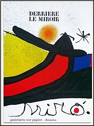 Joan Miro, 1971: Derriere le miroir (DLM) 193-194 Original Lithographs