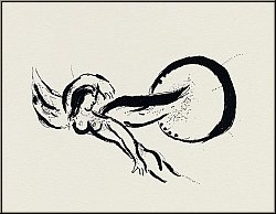 Marc Chagall: The Little Angel (Le petit ange) 1957, Original Lithograph - Graphic work | Prints