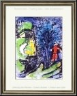 Marc Chagall: Le Profil et l'Enfant rouge, 1960, Lithographie originale - uvre grav | arts graphiques