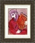 Marc Chagall: David and his Harp, 1956, Original Lithograph Bible