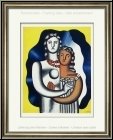 Fernand Lger: Les deux figures (Two Lovers) 1955, color lithograph by Mourlot - Graphic work | Prints
