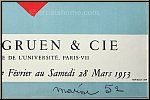 Henri Matisse: Original vintage poster Berggruen & Cie 1953, Papiers dcoups - Mourlot Posters | Lithographs