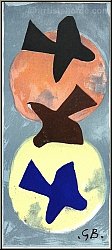 Georges Braque: Soleil et lune I (Sun And Moon I) Lithograph 1959