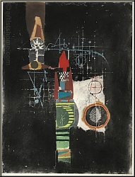 Johnny Friedlaender: Etching aquatint 'Fugue miroir' Mirror Fugue 1978, signed - Graphic work, Original Prints