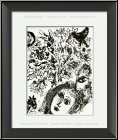Marc Chagall: Couple Beside Tree 'Le couple devant l'arbre' 1960 - Original Lithographs | Genuine Prints
