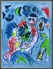Marc Chagall: Floral Tribute (frontispiece) Original lithograph, 1969