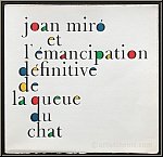 Joan Miro: 'Final Liberation Of The Cat's Tail', L'mancipation dfinitive de la queue du chat 1978, etchings