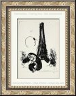 Chagall: Genuine lithograph for Derriere le miroir 66-67-68 Paris, 1954 - Limited Edition Prints | Lithographs