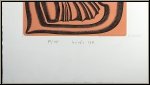 Arnold Leissler: Figura terracotta, 1969, Etching in colors, signed