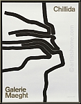 Eduardo Chillida: Galerie Maeght 1964, Original Lithograph, Poster
