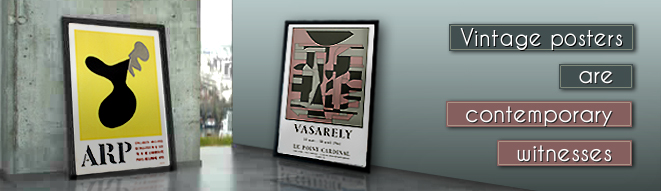 Original posters for exhibitions of famous artists, printed by Mourlot